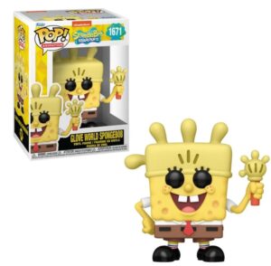 Imagem de boneco Funko POP para exemplo de versão lançada em aniversarios dopersonagem  Bob Sponja