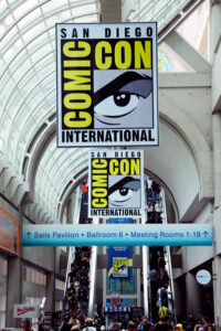 Imagem da feira ComicCon em SanDiego onde ocorreu o relançamento da Funko POP!