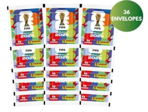 Exemplo lotes de envelopes de Cromos (figurinhas) da Copa 2026 da Editora Panini - LollaTabo