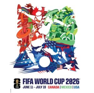 Poster Oficial da Fifa para a Copa do Mundo de 2026