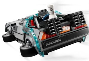 Imagem do Kit da empresa Lego - nome do KIT: de Volta para o Futuro da serie Speed Champions - site Colecionáveis portal Lollatabo.com.br