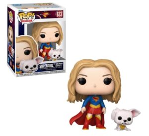 Boneco Funko Super Girl lancado para o filme da Super Girl em 2026 com link de compra para a Amazon pelo site Lollatabo